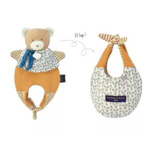 Doudou et Compagnie Paris Doudou Medvídek v tašce 3v1