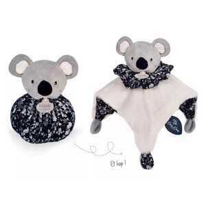 Doudou et Compagnie Paris Doudou Muchláček šedá koala 3v1