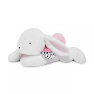 Doudou et Compagnie Paris Doudou Plyšový králík s růžovou bambulkou 65 cm