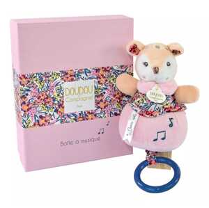 Doudou et Compagnie Paris Doudou Dárková sada - Plyšová srnka hrající melodii 20 cm