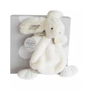 Doudou et Compagnie Paris Doudou Dárková sada - Plyšový králíček krémový 26 cm