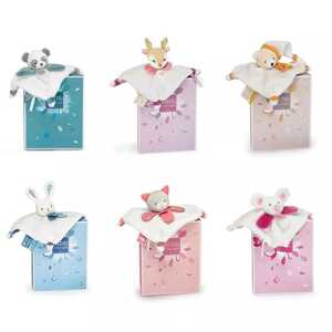 Doudou et Compagnie Paris Doudou Dárková sada - Plyšová mini hračka muchláček 20 cm