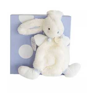 Doudou et Compagnie Paris Doudou Dárková sada - Plyšový králíček modrý 26 cm