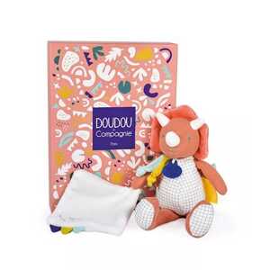 Doudou et Compagnie Paris Doudou Dárková sada - dinosaurus s dečkou 25 cm