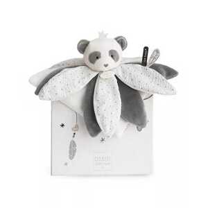 Doudou et Compagnie Paris Doudou Dárková sada - plyšový muchláček panda 26 cm