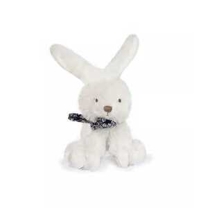 Doudou et Compagnie Paris Doudou Plyšový králíček s šátkem 12 cm tmavě modrá s kytičkami