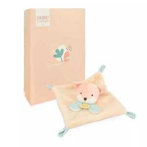 Doudou et Compagnie Paris Doudou Plyšový muchláček oranžový Liška 19 cm