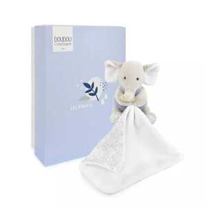 Doudou et Compagnie Paris Doudou Plyšový slon s dečkou 11 cm