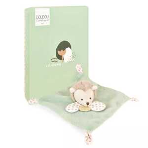 Doudou et Compagnie Paris Doudou Plyšový muchláček zelený Ježek 19 cm