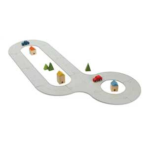 PlanToys Gumová auto/vláčkodráha