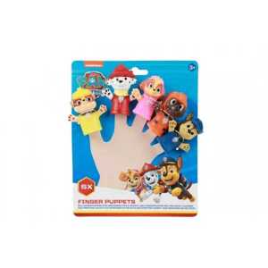Teddies Maňásek prstový 5ks Tlapková patrola/Paw patrol guma 6cm na kartě 16,5x20cm