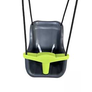 2Kids Toys Plastová baby houpačka tmavě šedá