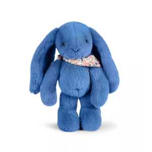 Doudou et Compagnie Paris Doudou Plyšový králíček s šátkem modrý 35 cm