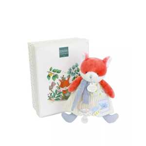 Doudou et Compagnie Paris Doudou Dárková sada Plyšová liška Romarin s úchytem na dudlík 19 cm