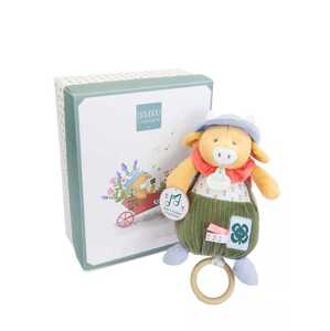 Doudou et Compagnie Paris Doudou Dárková sada Plyšová kravička Aneth hrající melodii 20 cm