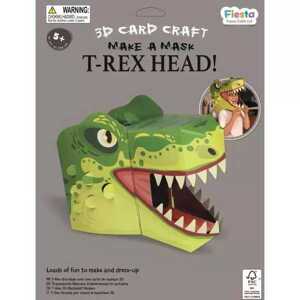 Fiesta Crafts Kreativní sada 3D maska T. rex