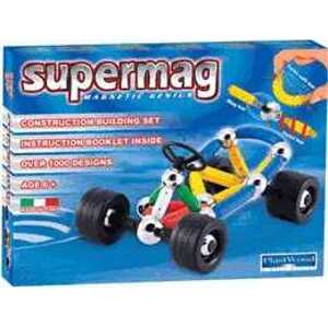 Magnetická Stavebnice Plastwood Supermag Go Kart