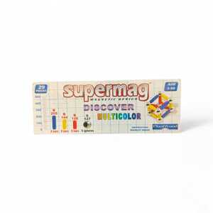 Magnetická stavebnice Supermag Plastwood 72 dílů