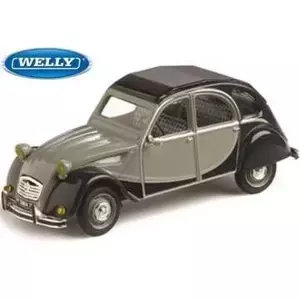 Welly Citroen 2CV Skala 1:24 černošedá