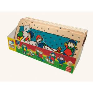 Bino Puzzle jarní nebo zimní období  Puzzle zimní období