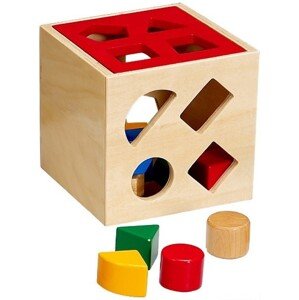 Vhazovačka - Vkládací krabička geometrické tvary (Woto)