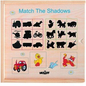Puzzle stínové - Hledání stínů, Mašinka (Woody)