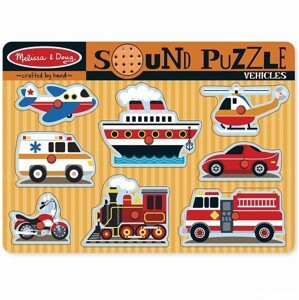 Puzzle muzikální - Dopravní prostředky, 8ks (M&D) - Doporučujeme
