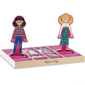 Puzzle oblékání magnetické - Dívky Abby a Emma, 56ks (M&D)