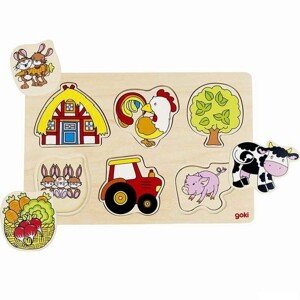Puzzle vícevrstvé - Statek, 2 vrstvy, 12ks (Goki) - Akce