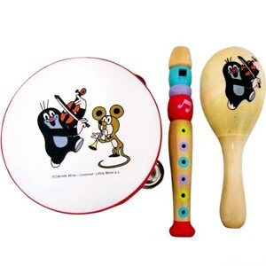 Hudba - Muzikální set, Krtek, 3 nástroje (Bino) - Akce