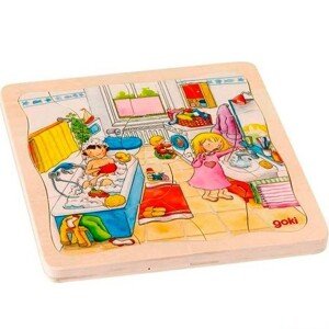Puzzle vícevrstvé - Můj den, 4 vrstvy, 46ks (Goki) - Doporučujeme