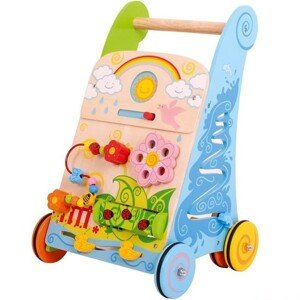 Chodítko dřevěné - Motorický set, Zahrada (Bigjigs)