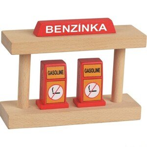 Vláčkodráha budovy - Benzínka (Vláčky)
