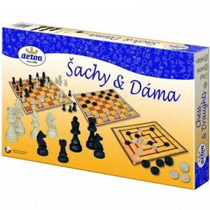 Společenské hry - Šachy s dámou a mlýnem (Detoa)