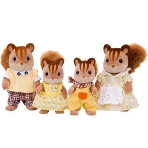 Sylvanian Families - Rodina veverek oříškových, 4ks