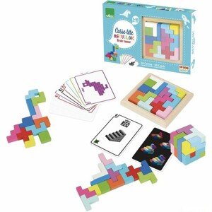 Hlavolam dřevěný - Tangram 3D barevný (Vilac) - Doporučujeme