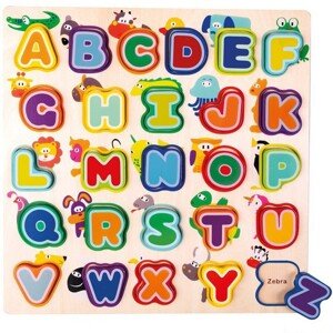 Puzzle výukové - Abeceda se zvířátky, Anglická (Mertens)