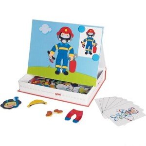 Puzzle magnetické - Kniha, Převleky kluk (Goki)