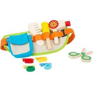 Malá kadeřnice - Kadeřnický set dřevěný na opasku (Small foot)