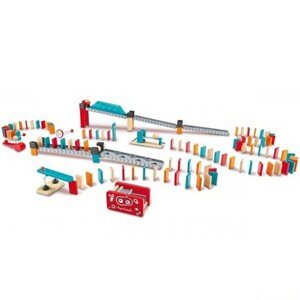 Dominová dráha - Továrna robotů, 122 dílků (Hape)