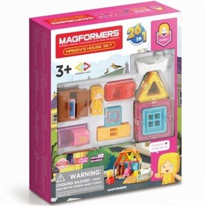 Magformers - MINI domeček Magdy, 33 dílků