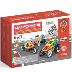 Magformers - Transform Wheel Bugy, 17 dílků