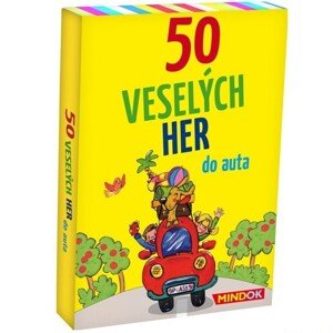 Společenská hra - 50 veselých her do auta