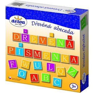 Kostky - Abeceda dřevěná, 60ks (Detoa)