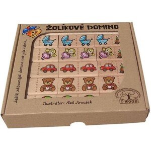 Domino - Masiv, Žolíkové hračky, 28ks - Akce