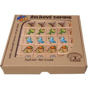 Domino - Masiv, Žolíkové zvířátka, 28ks - Akce