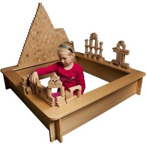Kostkoviště - Set s 800 přírodními kostkami
