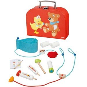 Malý doktor - Set v kufříku, Medvídek a kačenka (Goki)
