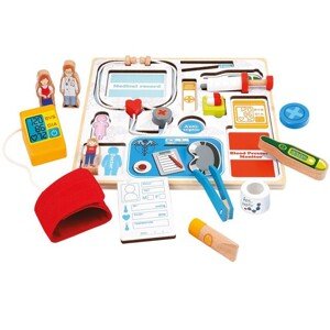 Puzzle na desce - 3D Puzzle Doktor, 15ks (Bino)