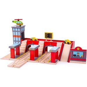 Vláčkodráha zastávky - Nádraží Grand central station (Bigjigs)